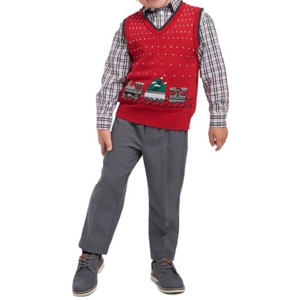 Worn Once! Boys Holiday Set